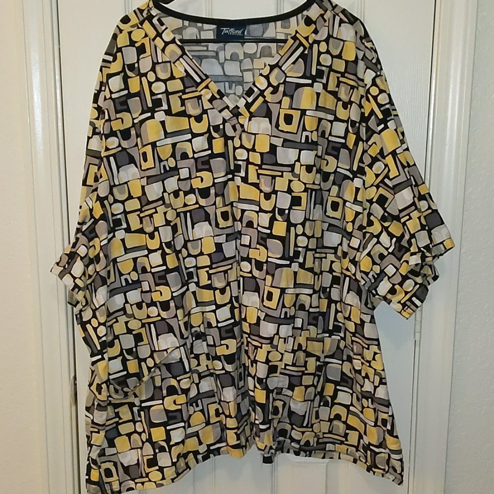 Plus Size Tafford Scrub Set 4x Pants 5x Top